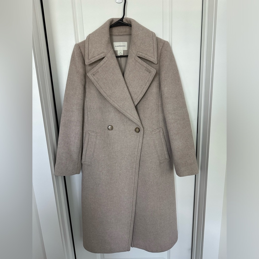 Club Monaco Taupe Coat Size S